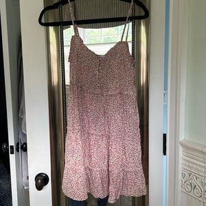Zara flowy floral summer dress size XS